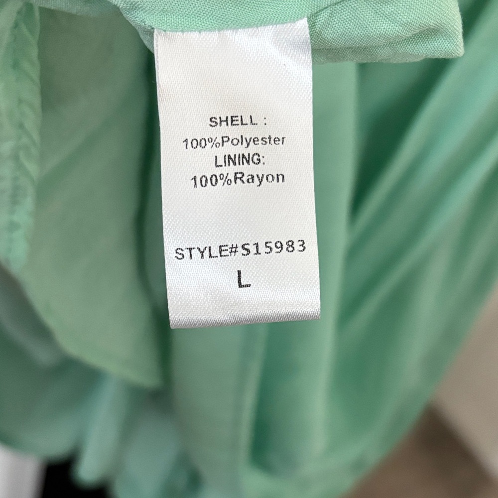 Mustard Seed shift baby doll Mint Green Dress - Picture 4 of 6